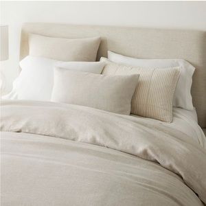West Elm Cream Duvet Cover Set